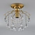 Modern Elegance Crystal Chandelier 3D model small image 2