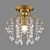 Modern Elegance Crystal Chandelier 3D model small image 4