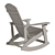 Adirondack All-Weather Outdoor Rocking Chair 3D model small image 4