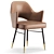 Modern Koni Dining Chair Render 3D model small image 3