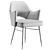 Modern Koni Dining Chair Render 3D model small image 4