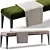 Modern Stylish Amy Indoor Bench 3D model small image 2