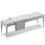 Modern Stylish Amy Indoor Bench 3D model small image 3