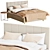 Berta Lift-Up Bed, 160x200cm 3D model small image 1