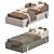 Dual Color Bed Archive 3D model small image 1