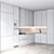  Modern Kitchen Setup with Miele & Brizo 3D model small image 12