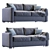 Modern AMSTERDAM Sofa Design 3D model small image 4