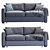 Modern AMSTERDAM Sofa Design 3D model small image 5