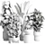 Assorted Indoor Plant Collection 206 3D model small image 7