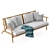 Modern Italian Design Levante Sofa 3D model small image 4