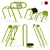 Outdoor Fitness Equipment Set 3D model small image 7