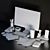 Workspace Desk Accessory Set 3D model small image 6