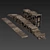 Modern Firewood Decor Pack 3D model small image 6