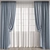 Texture-Rich Curtain Model Set 3D model small image 1