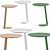 Modern Round Polys Table Stand 3D model small image 1