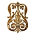 Quad Mesh Ornamental Decor Corona 3D model small image 2