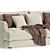 West Elm Haven Sofa 84 3D model small image 2