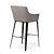 Sleek Dunbar Barstool Design 3D model small image 5