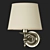 Neoclassical Conical Shade Wall Lamp 3D model small image 2