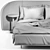 Modern V-Ray Noctis Bed 3D model small image 6