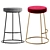 Modern Bar Stool - 4 Colors 3D model small image 3