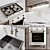 Customizable Neoclassic Kitchen Set 3D model small image 4