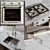 Customizable Neoclassic Kitchen Set 3D model small image 17