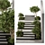 Architectural Ivy Garden Staircase 3D model small image 2