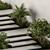 Architectural Ivy Garden Staircase 3D model small image 3