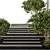 Architectural Ivy Garden Staircase 3D model small image 4