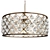  Polished Nickel Crystal Chandelier 3D model small image 1