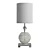 Elegant Ceramic Crystal Buffet Lamp 3D model small image 2