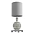 Elegant Ceramic Crystal Buffet Lamp 3D model small image 4