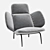 Comfort Embrace Open Armchair 3D model small image 1