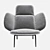 Comfort Embrace Open Armchair 3D model small image 2