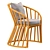 Raja Rattan Chair 3D Model 3D model small image 3