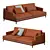 Elegant Bellport Sofa by Poliform 3D model small image 1