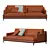 Elegant Bellport Sofa by Poliform 3D model small image 2