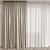 Versatile 3D Curtain Model Set 3D model small image 1