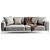 Sleek Flexform Romeo 3D Sofa 3D model small image 4