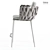 Elegant TOSCA Chair by TRIBU 3D model small image 5