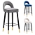 Modern Bronte Bar Stool Set 3D model small image 1