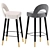 Modern Bronte Bar Stool Set 3D model small image 3