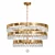 Elegant Antique Gold Chandelier 3D model small image 2