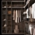 Modern Style Wardrobe Composition 3D model small image 9