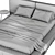  Sleek Bed Design 3D Model 3D model small image 4