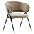 Modern Upholstered Keira Chair 3D model small image 1