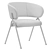 Modern Upholstered Keira Chair 3D model small image 2