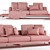 B&B Italia Sofa: Dock High 3D model small image 4