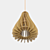 Handcrafted Wooden Pendant Light Fixture 3D model small image 2